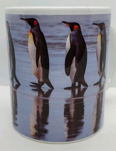 Penguins walking mug - penguins,