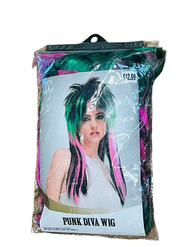 Halloween wig punk diva - wig,