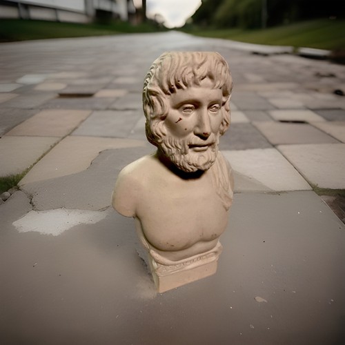 Vintage heavy greek - greek, bust