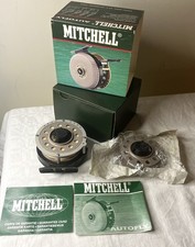 Mitchell 710 Autofly Fishing Reel. Original Box. Paperwork. Spare Spool.
