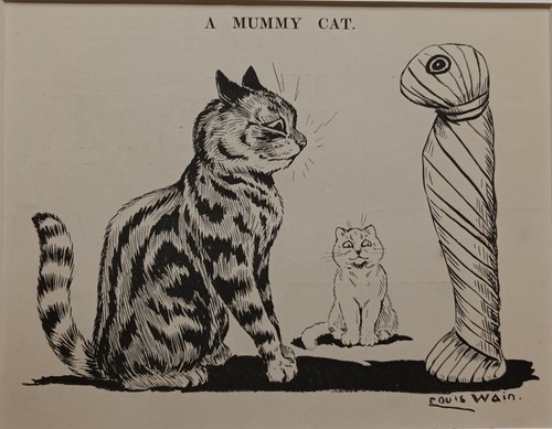 Orig antique louis wain 1900 - antique,