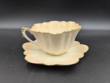 Wileman Foley Cup & Saucer Set Pale Orange/Cream Floral - Rd 208329