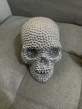 Diamante Style Skull Sculpture Ornament