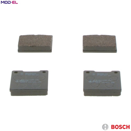 Brake pad set disc - set, 986