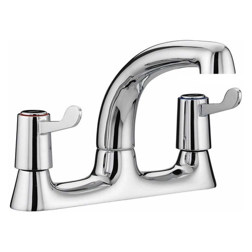 Modern dual lever chrome - lever,