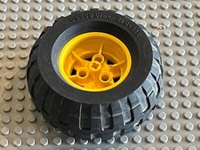 Lego technic yellow wheel - wheel, w