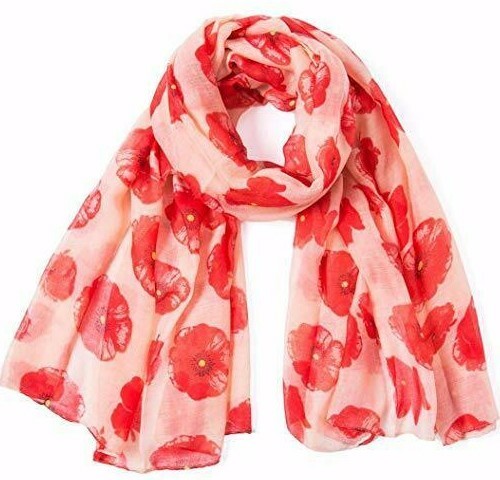 London scarfs ladies poppy - scarfs,
