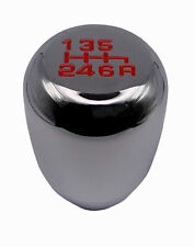 CHROME T2 red 6 speed GEAR SHIFT KNOB for MAZDA MX5 mk2 NB 1998-2005