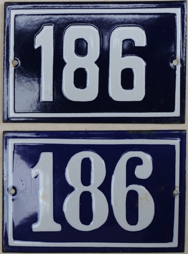 Old blue french house - french, number