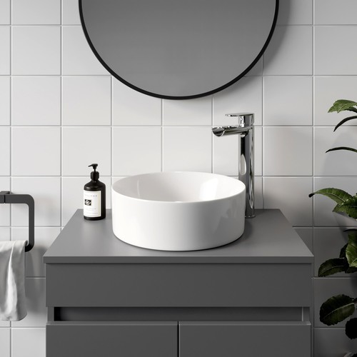 Countertop basin white 352 x - basin,