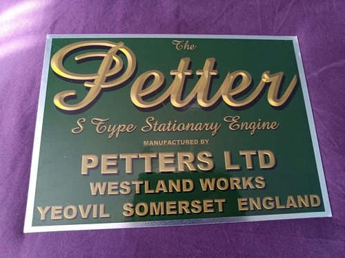 Petter type metal engine - petter,