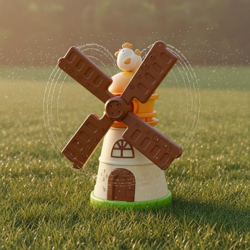 Spinning sprinkler 360 - spinning, spray