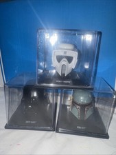 Deagostini Star Wars Helmet Bundle  Darth Vader, Scout Trooper, Boba Fett