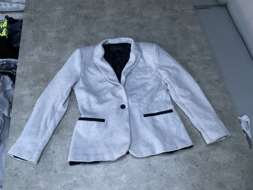 Zara basic grey blazer - grey,