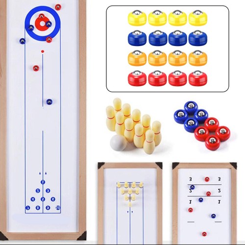 16x mini shuffleboard pucks - 16x,
