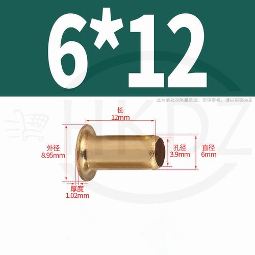 Brass hollow rivets eyelets - rivets,