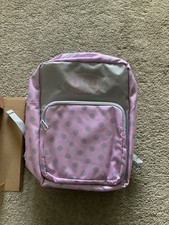 Tiny Treasure girls  backpack/ travel cot bed pink for dolls