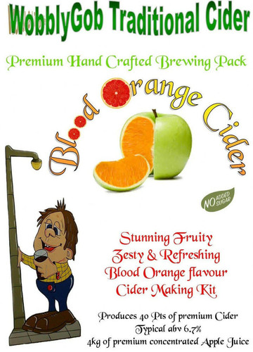 Wobblygob blood orange cider - orange,