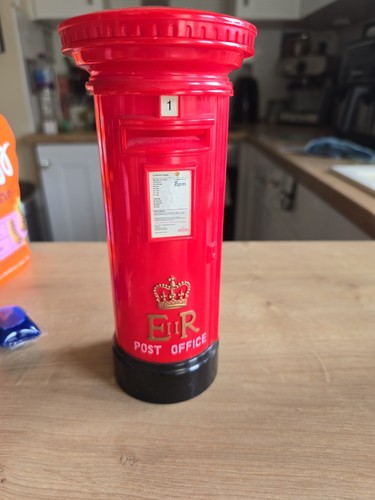 Royal mail red - plastic, postbox