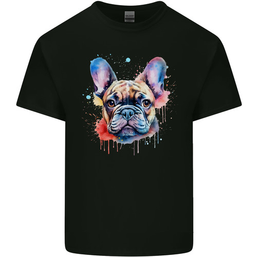 French bulldog watercolour dog - bulldog,