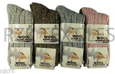 6 Pairs Of Ladies Chunky Wool