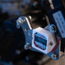 Hour Meter Holder/Bracket for OPPAMA PET 3200R ROTAX Kart Engine - White