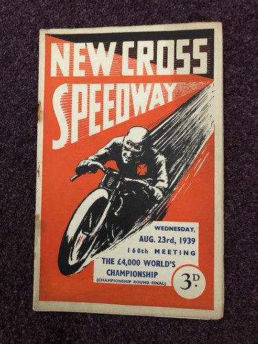 Speedway programme pre war new - pre,