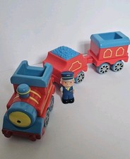 ELC Happyland Magic Motion Motorised Train with Sounds Red and Blue with Driver 