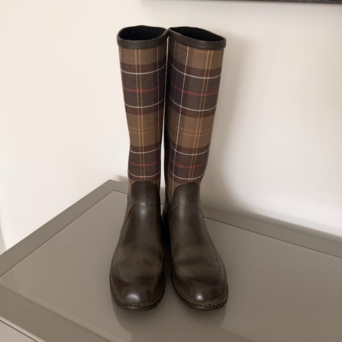 Barbour tartan wellington - barbour,