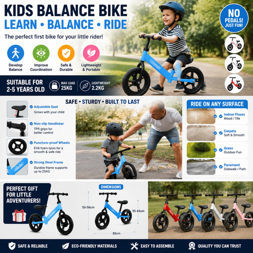 Kids balance bike - bike, walking