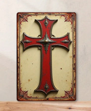 Knights Templar Cross Wall Art