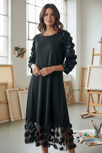 New black evening dress womens - black,