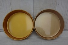 Vintage Prestige Gold Sponge Cake Tins x 2 - 6½” diameter