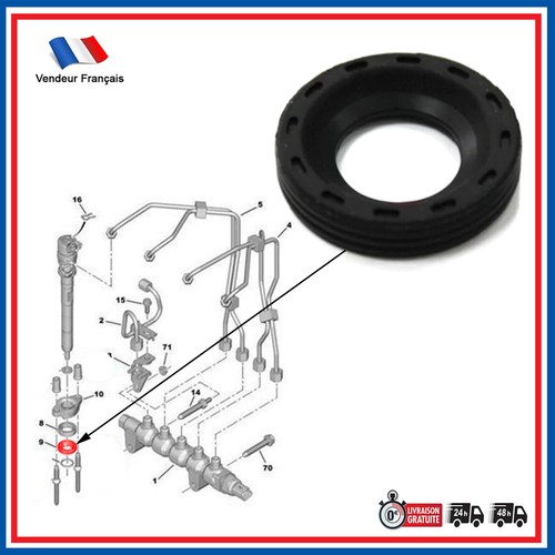 Injector ring for peugeot 206 - injector,