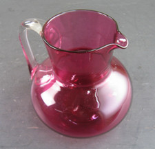 Antique Cranberry Glass Jug