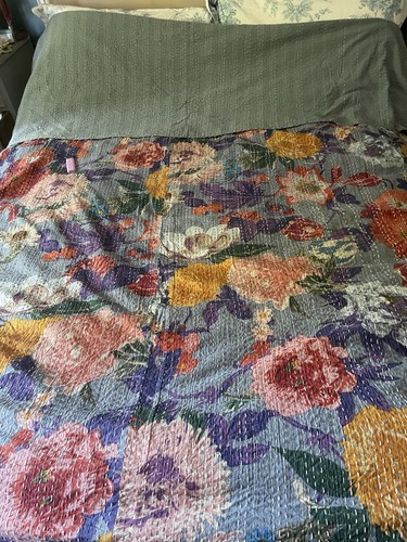 Vintage kantha quilt - kantha,