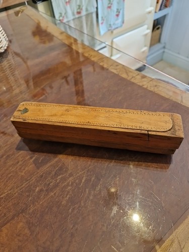 Vintage wooden pencil - wooden, box