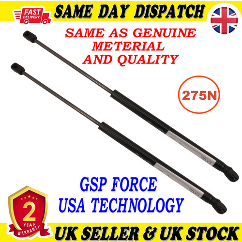 Tailgate boot gas struts - 2x,