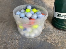 Tub of Golf Balls x 50+ as per