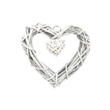 Wicker Heart Decoration Rattan
