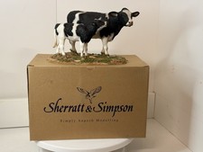 Sherratt & Simpson Fresian Cow & Calf 5766 Cattle Figure