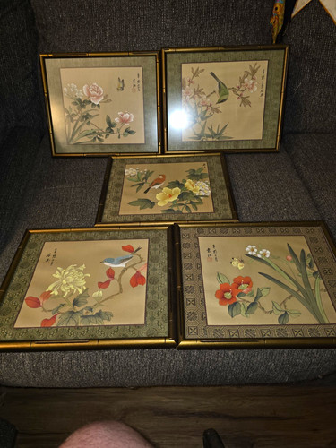 Vintage 1981 chinese bird and - chinese,