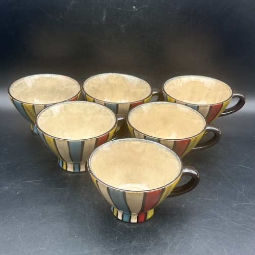 Set six hand crafted - set, of