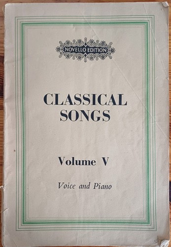 Classical songs volume - songs, v