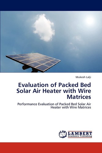 Evaluation packed bed - packed, solar