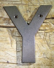 Cast Iron Industrial LETTER Y