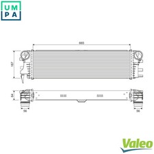 CHARGE AIR COOLER 818311 FOR MERCEDES-BENZ MARCO/POLO/Camper V-CLASS VITO/Van