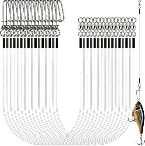 Fluorocarbon leader set with - fluorocarbon,