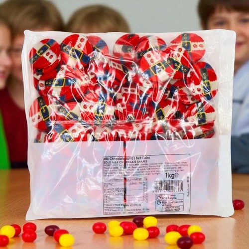 Milk chocolate santa - santa, belt