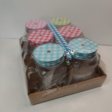 6 x Drinking mason handle